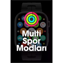 Mercitech Hk9 Mini Akıllı Kol Saati  41 mm Amoled Ekran Spor Mod (Gümüş)