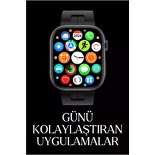 Mercitech Hk9 Mini Akıllı Kol Saati  41 mm Amoled Ekran Spor Mod (Gümüş)