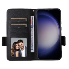 Mays Home1 Samsung Galaxy S24 Fe Pu Deri Cüzdan Için Flip Case Yan Toka Kartı (Yurt Dışından)