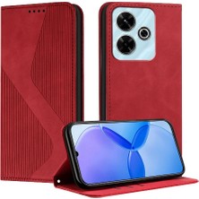 GX Boutique Xiaomi Poco M6 4g Kart Yuvaları Tutucu Için Kılıf Folio Kapak Pu Deri Cüzdan (Yurt Dışından)