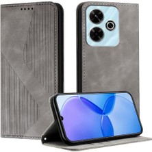 GX Boutique Xiaomi Poco M6 4g Kart Yuvaları Tutucu Için Kılıf Folio Kapak Pu Deri Cüzdan (Yurt Dışından)