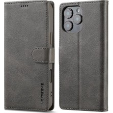 GX Boutique Tutucu Kart Yuvaları ile IPhone 16 Pro Için Flip Case Cüzdan Buzağı Doku (Yurt Dışından)