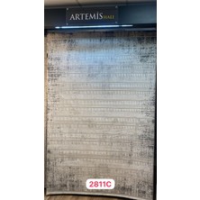Artemis Halı Karizma 02811C Gri Beyaz Modern Çizgili Halı