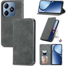 Mays Boutique Realme C63 Basit Iş Için Flip Case Kapak Deri Kılıf Cüzdan (Yurt Dışından)