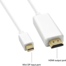 Maxgo 2083 1.8 Metre Mini Displayport To HDMI Kablo Mini Dp In HDMI Out Thunderbolt Mini Display HDMI