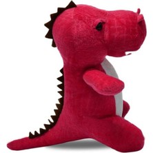 Kelebek Oyuncak Sevimli Peluş Dinozor 30 Cm. - Pembe