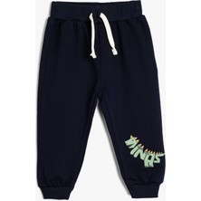 Koton Jogger Eşofman Altı Dinozor Baskılı Pamuklu
