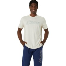 Asics Asics Logo Ss Tee Erkek Kahverengi Kısa Kollu Tshirt 2031E188-200