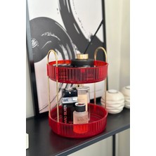 Unique Me Makyaj Organizer Kozmetik Organizer Takı Organizer Mutfak ve Banyo Düzenleyici Organizer Yakut2