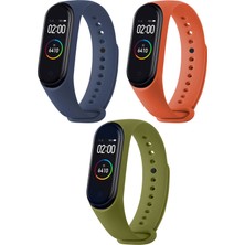 Hoffice Xiaomi Mi Band 3 ve Mi Band 4 Uyumlu Yüksek Kalite Silikon Kordon Seti