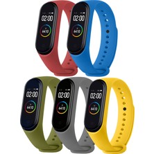 Hoffice Xiaomi Mi Band 3 ve Mi Band 4 Uyumlu Yüksek Kalite Silikon Kordon Seti