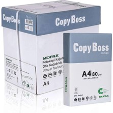 Mopak Copy Boss A4 80 G/m² 2.500 Adet Fotokopi Kağıdı (5'li Paket)