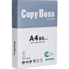 Mopak Copy Boss A4 80 G/m² 2.500 Adet Fotokopi Kağıdı (5'li Paket)