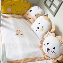 Kista Baby Montessori Bebek Uyku Seti Örgü Yan Korumalı Uyku Seti 90x190 100x200 Animals
