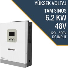 Lexron 6.2kw Mppt 120-500V Pv Input 100A Mppt Inverter Parallenebilir