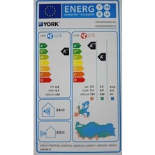 York Monterosa YHKF09YEEBMJO-X A++ Enerji Sınıfı 9000 BTU Duvar Tipi Klima