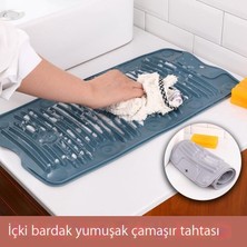 Juanli Ev Katlanabilir Silikon Yıkama Tahtası Banyo Yazılımı Çok Fonksiyonlu Vantuz Kaymaz Yıkama Tahtası Eserdir Yıkama Tahtası (Yurt Dışından)