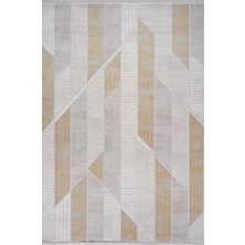 Artemis Halı Karizma 02815D Gold Krem Modern Çizgili Halı