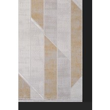 Artemis Halı Karizma 02815D Gold Krem Modern Çizgili Halı