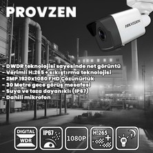 Hikvision Provzen 15 Kameralı Ip Kamera Seti 1080P Mikrofonlu