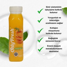 Only Fresh Portakal Suyu Taze Soğuk Sıkım 8 Adet 250ML