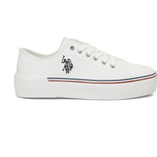U.S. Polo Assn. Penelope P Wt 4Pr Beyaz Kadın Sneaker
