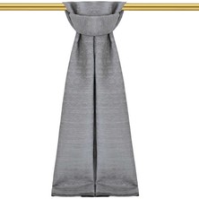 Bursa İpek Füme Monogram Desen Ipek Pamuk Şal