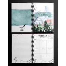 Fobinote Haftalık Planlayıcı 14.8X21 cm 80 YAPRAK(160SAYFA) Weekly Planner A5 Boy