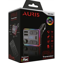 Auris Çakmak Yerine Takılan Foksiyonlu 4 Köşeli USB Girişli, Aux Jackli, Mikro CD Okuyuculu,mp3 Çalarlı Wireless Fm Adaptörü