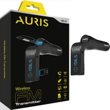 Auris Çakmak Yerine Takılan USB Girişli, Aux Jackli, Mikro CD Okuyuculu,mp3 Çalarlı Wireless Fm Adaptörü