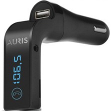 Auris Çakmak Yerine Takılan USB Girişli, Aux Jackli, Mikro CD Okuyuculu,mp3 Çalarlı Wireless Fm Adaptörü