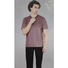 Bone Club Erkek Yazlık Jakarlı Pijama Takımı Bone Club 5275