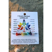 Paganca 7 Çakra Spiritüel Enerji Kırık Doğal Taş Şifa Bileklik