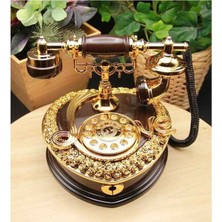 Nostaljik Polyester Telefon Müzik ve Takı Mücevher Kutusu