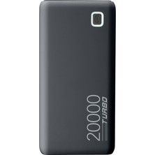 Cellular Line Cellularline Essence Turbo 20.000 Mah Powerbank Gri (Resmi Distribütör Garantili)