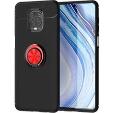 Tasopay Xiaomi Redmi Note 9 Pro Uyumlu Kılıf Darbe Korumalı 360 Derece Dönebilen Mıknatıslı Yüzük Halkası Parmak Izi Yapmayan Impact Protected Cover Kılıf