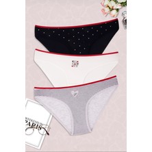 By Duru Co Marketing Kadın 3 Lü Bikini Külot