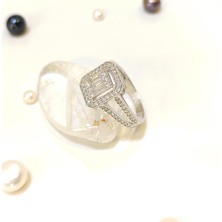 Altın Ofisi Baget Taşlı Yüzük 14 Ayar Altın Hd Videolu