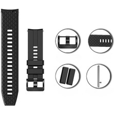 Hatreds Huawei Watch Ultimate Uyumlu Yumuşak Silikon Desenli Kordon Kayış (22MM)