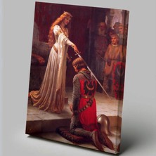 The Accolade - Edmund Blair Leighton'Un Şövalyeliği Tablosu-TBL1758
