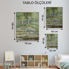 Nilüfer Gölü Claude Monet'İn Tablosu-TBL1751