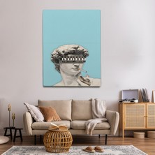 Mervolia Pop Art Temalı Kadın Portre Tablo TBL1176