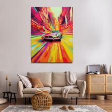 Mervolia Pop Art Klasik Araba TABLOSU-TBL1881