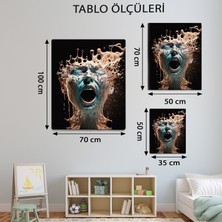 Çığlık Temalı Modern Tablo-TBL1650