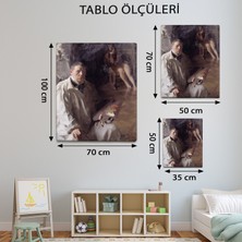 Mervolia Modern Temalı Kadın Portre TABLO-TBL1264