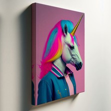 Mervolia Pop Art Temalı  Unicorn Tablo TBL456