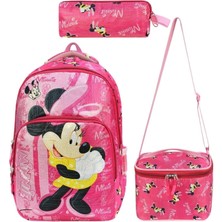 Zennur Master Pack Sim Karakter Desenli Beslenmelik ve Kalemlikli Kız Ilk Okul Sırt Çantası