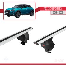 RE&AR Tuning Ds 3 Crossback 2018-2022 Arası ile Uyumlu Ace-4 Ara Atkı Tavan Barı Gri 2 Adet