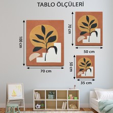 Mervolia Minimalist Temalı  Bohem Renkli Tablo TBL618