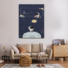 Mervolia Bebek Temalı  Astronot Tablo TBL815